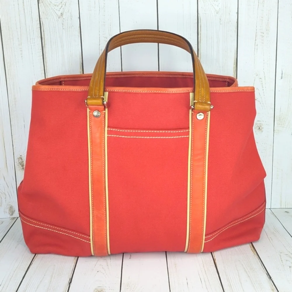 Coach Large Canvas Carryall Travel Tote